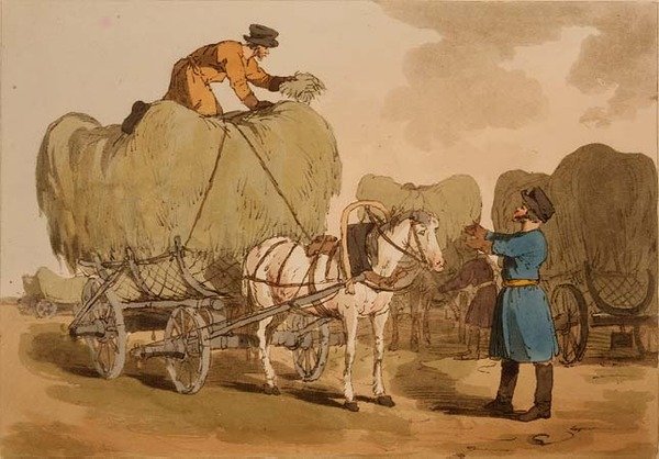 Hay Carts, plate 60 fra bind II av 