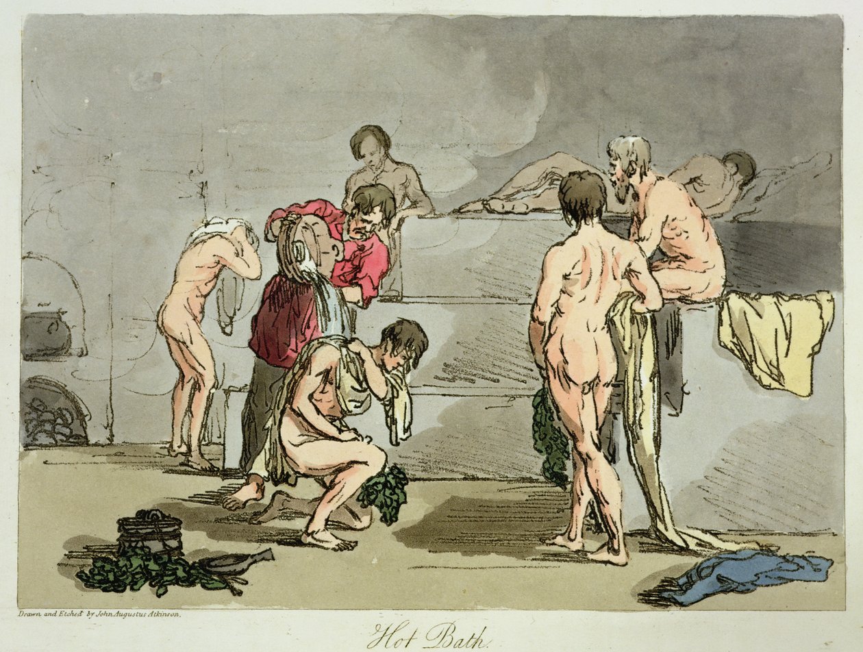 Hot Bath, plate 73 fra bind III av 