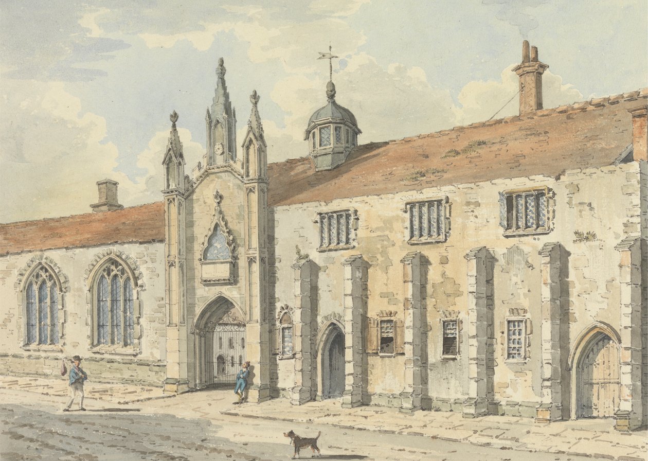 Skolen i Wells, Somerset av John Augustus Atkinson