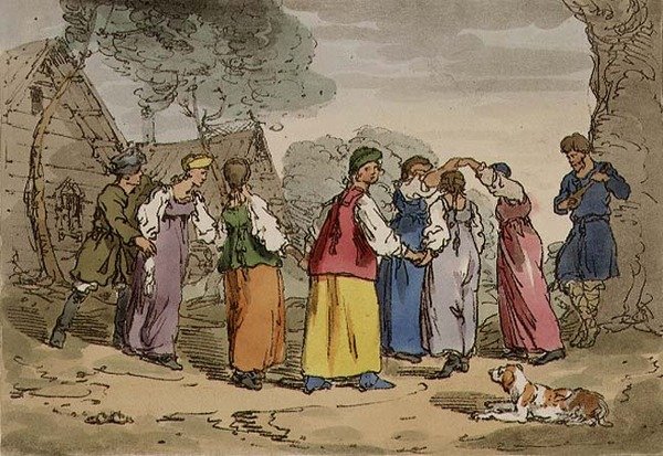 Village Amusements, plate 82 fra bind III av 