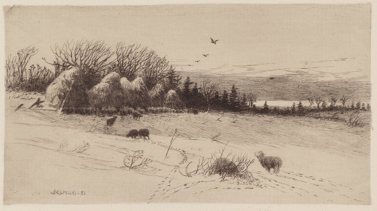 Kveld etter stormen av John Austin Sands Monks