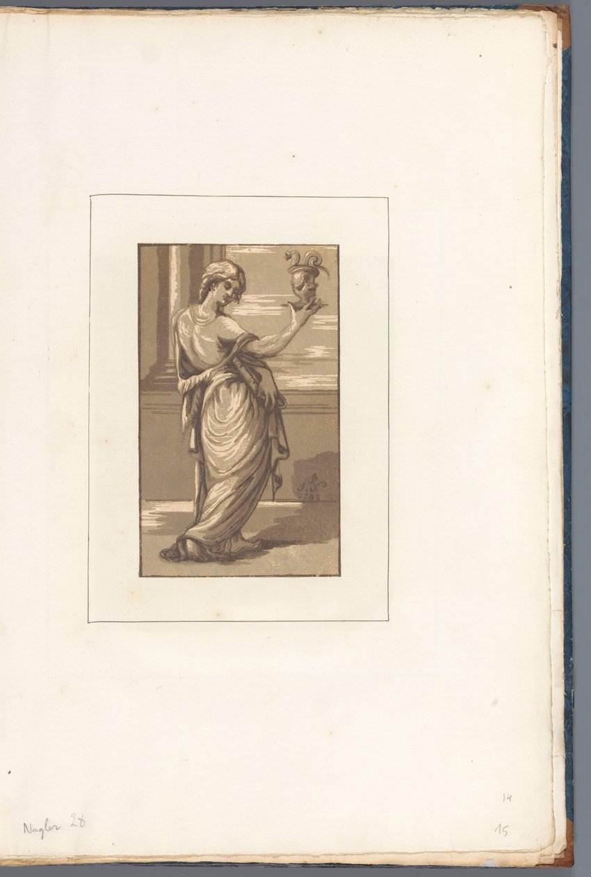 Johannes de Evangelist møtte kelk Til vennene hans og til hver (...) (serietittel på objekt) av John B. Skippe