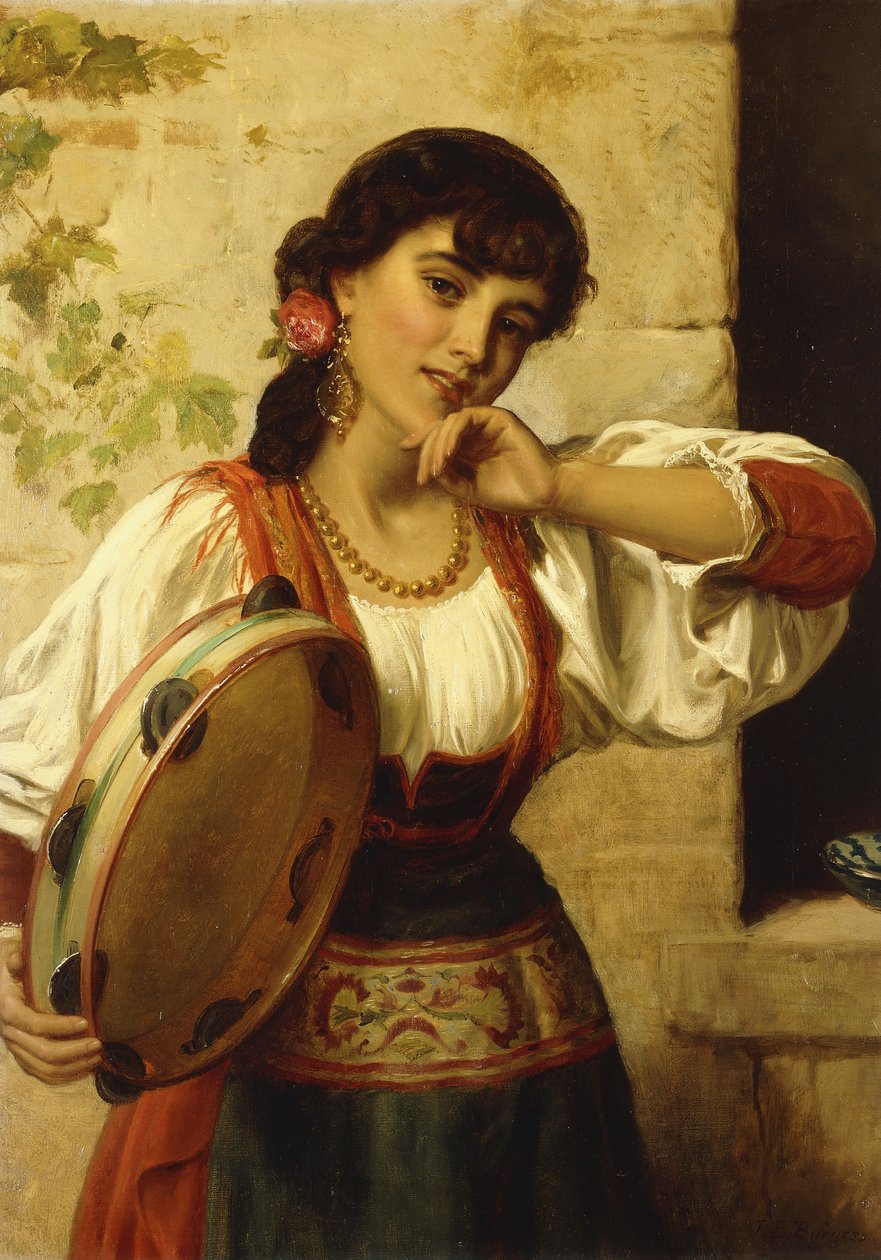 En neopolitansk danser, av John Bagnold Burgess