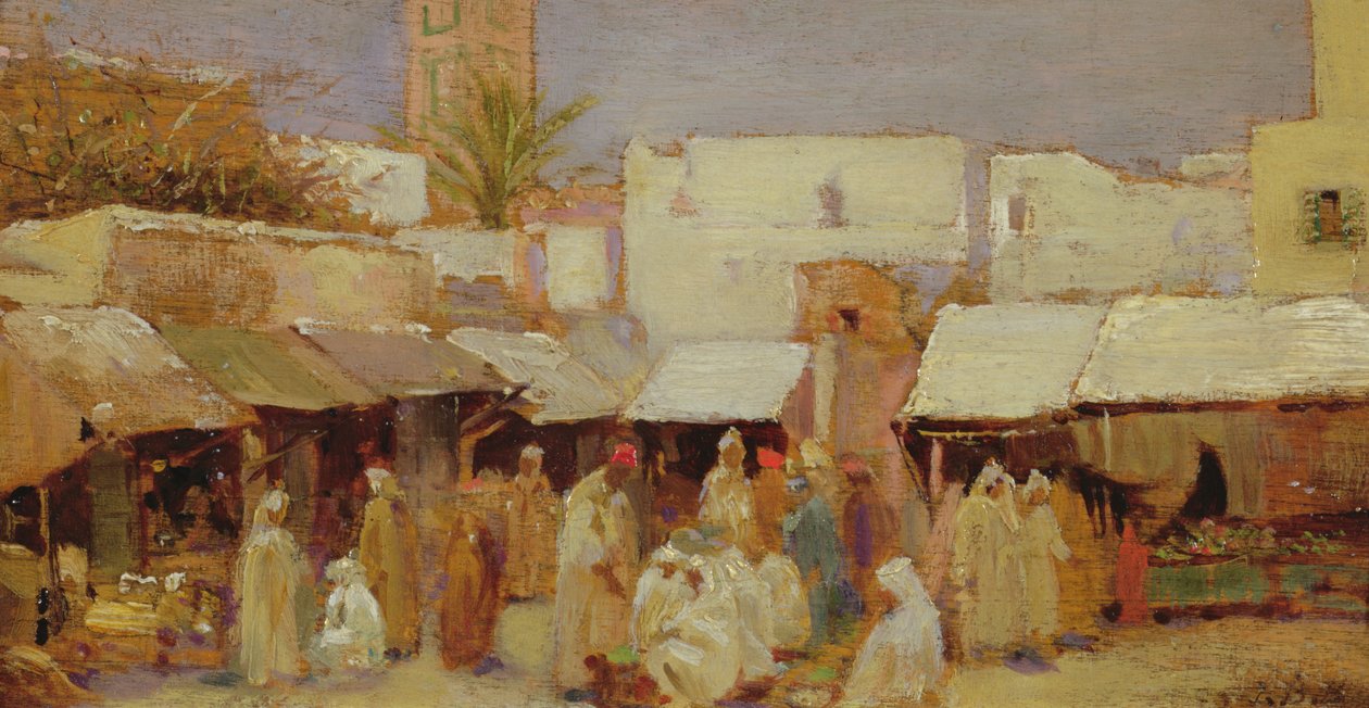 Market Place, Tanger av John Bagnold Burgess