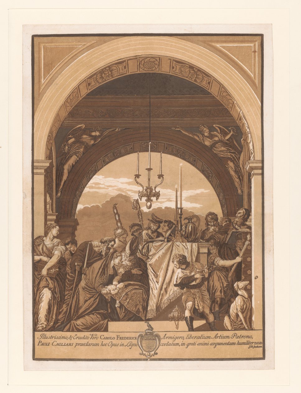 Presentasjon av Kristus i tempelet Kunstverk av venetianske mestere (serietittel) Opera selectora (serietittel) av John Baptist Jackson