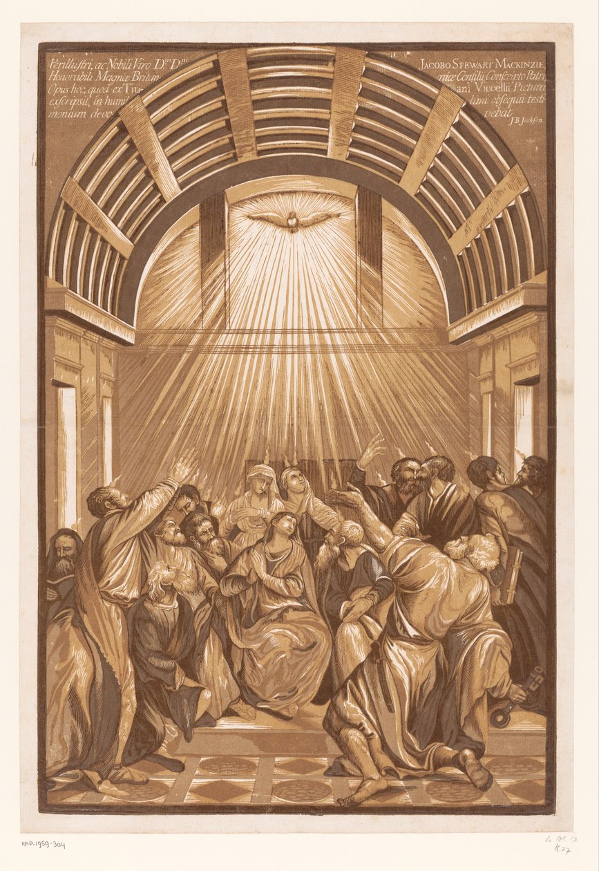 Den Hellige Ånds utgytelse Kunstverk av venetianske mestere (serietittel) Opera selectora (serietittel) av John Baptist Jackson