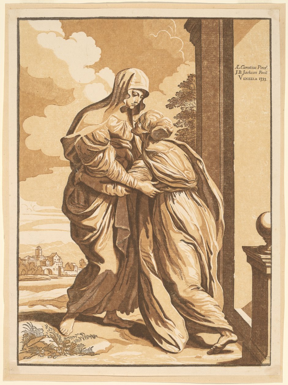 Besøket av John Baptist Jackson, after Annibale Carracci