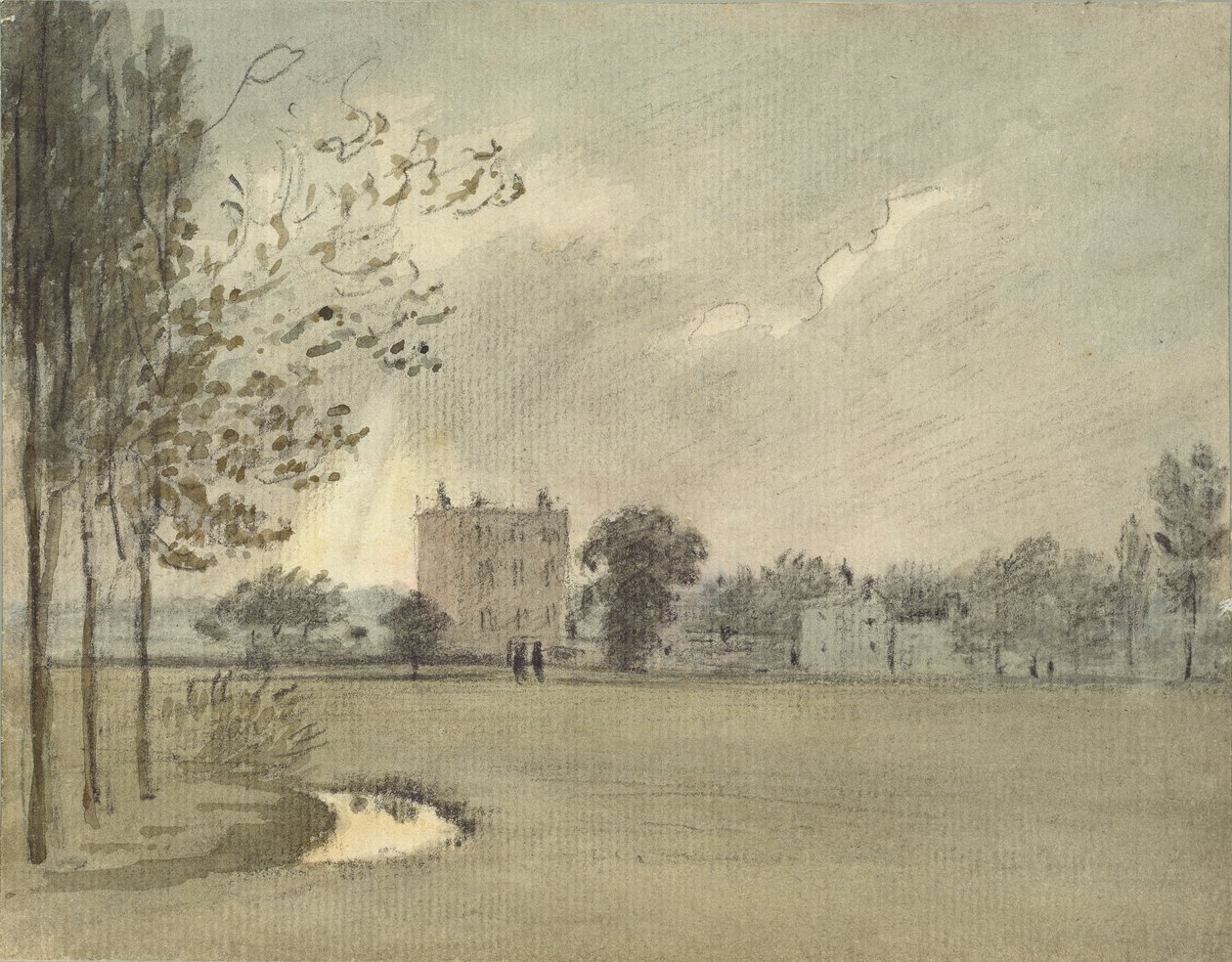 Christ Church Meadows, 6. mai 1788 av John Baptist Malchair