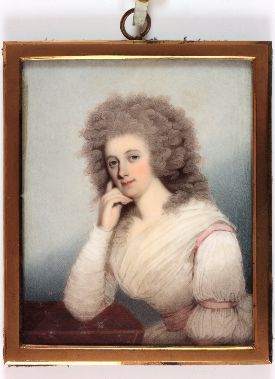 Margaret Dundas, fru Scott (emalje) av John Barry