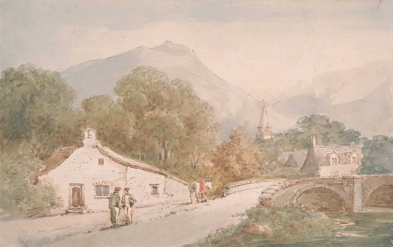 Tyn Dhu Mill, Nord-Wales av John Baverstock Knight