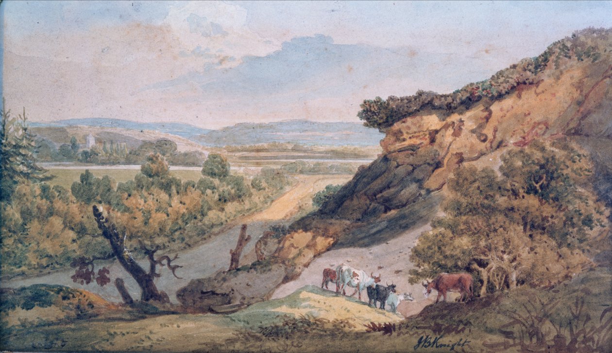 Ringwood (akvarell på papir) av John Bavistock Knight
