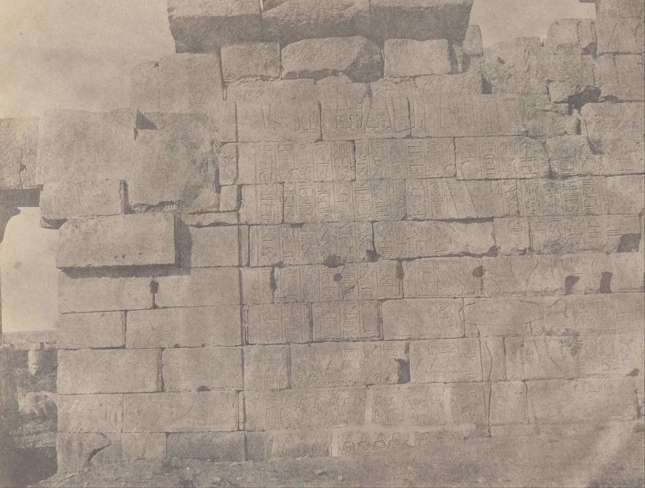 Karnac, Hypostyle Hall, South Wall (utvendig ansikt) av John Beasly Greene