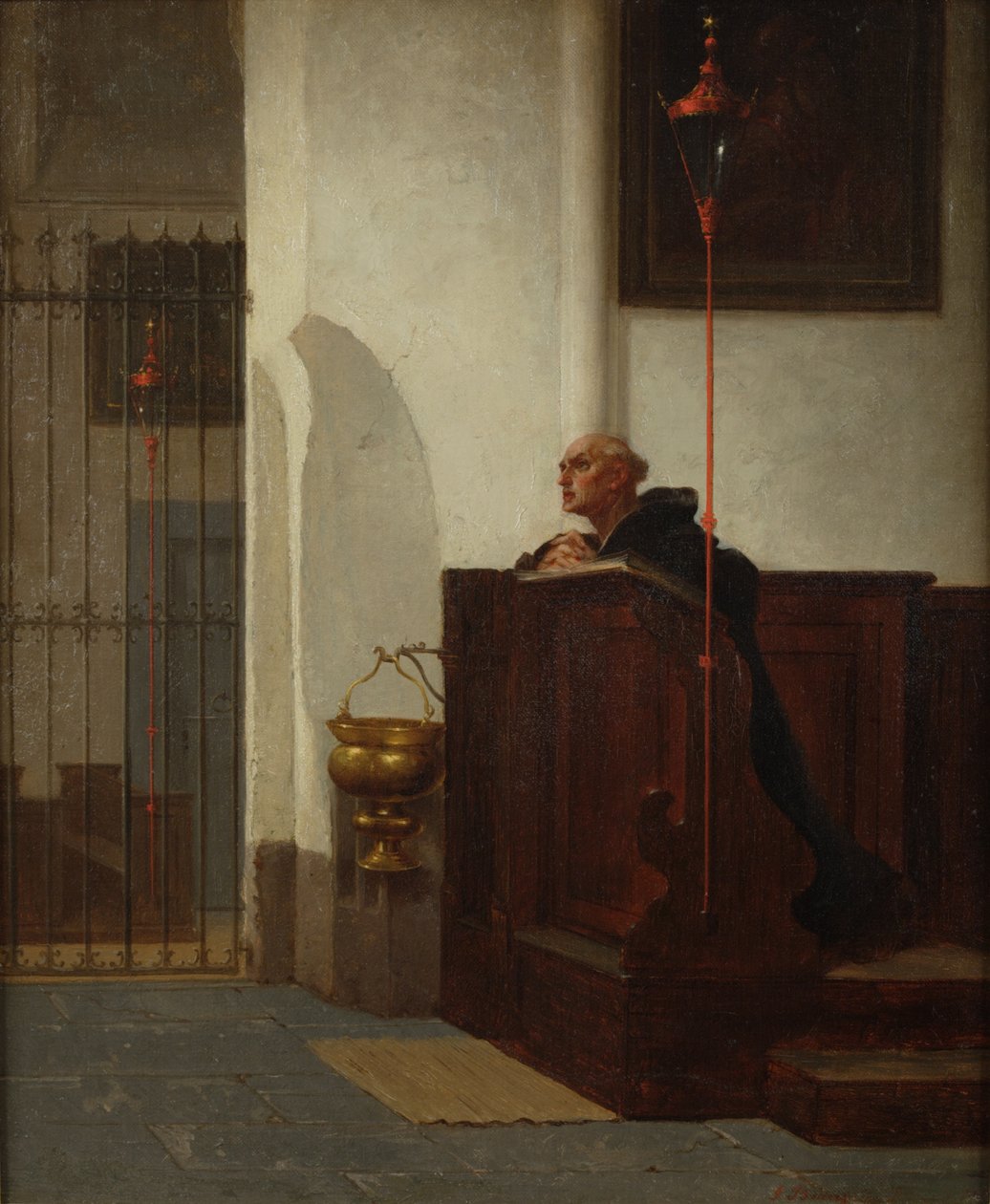 Gamle kirken, Düsseldorf, 1873 av John Beaufain Irving
