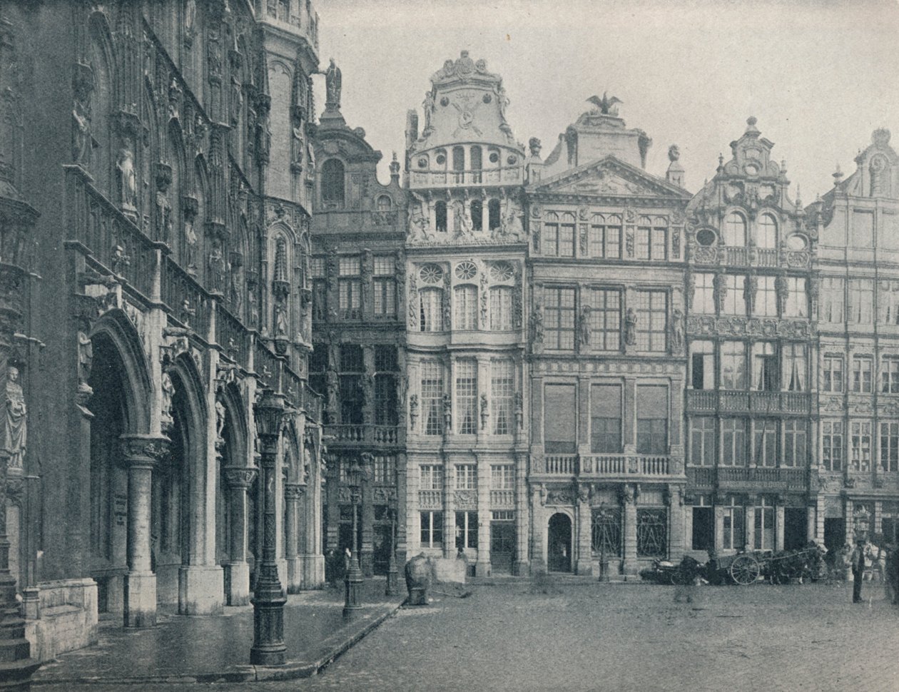 Et hjørne av Grand Place, Brussel, Belgia, c1900 1914-1915 av John Benjamin Stone