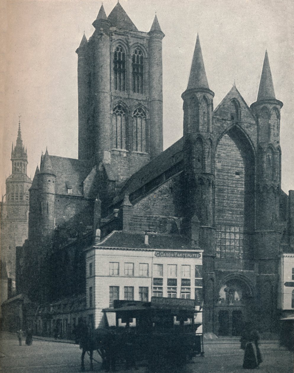 St. Bavo-katedralen, Gent, Belgia, c1900 1914-1915 av John Benjamin Stone