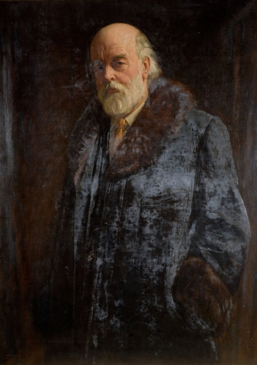 Portrett av Sir Oliver Lodge, 1923. av John Bernard Munns