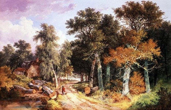 Landskap av John Berney Ladbrooke