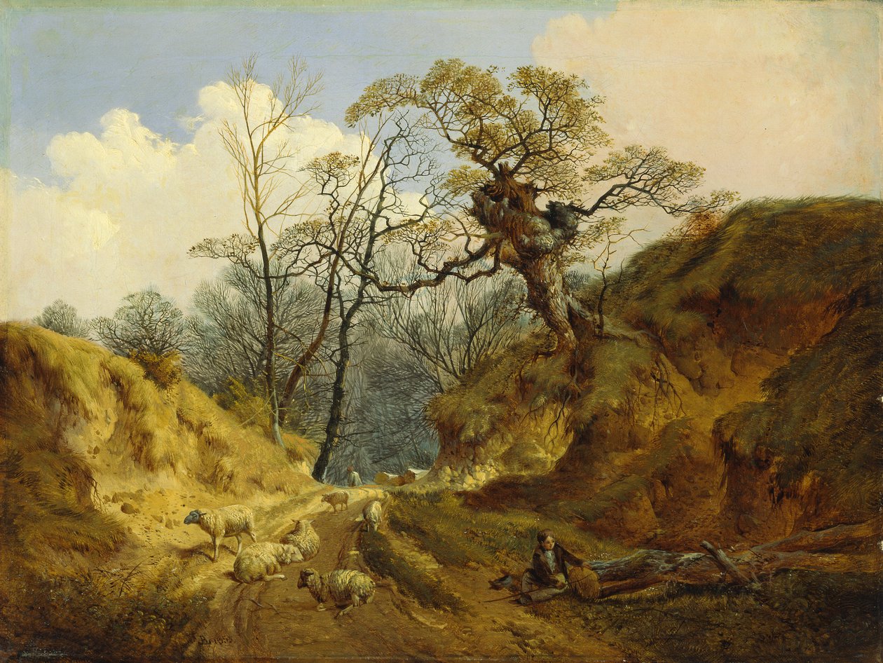Crown Point, Whitlingham, nær Norwich av John Berney Ladbrooke