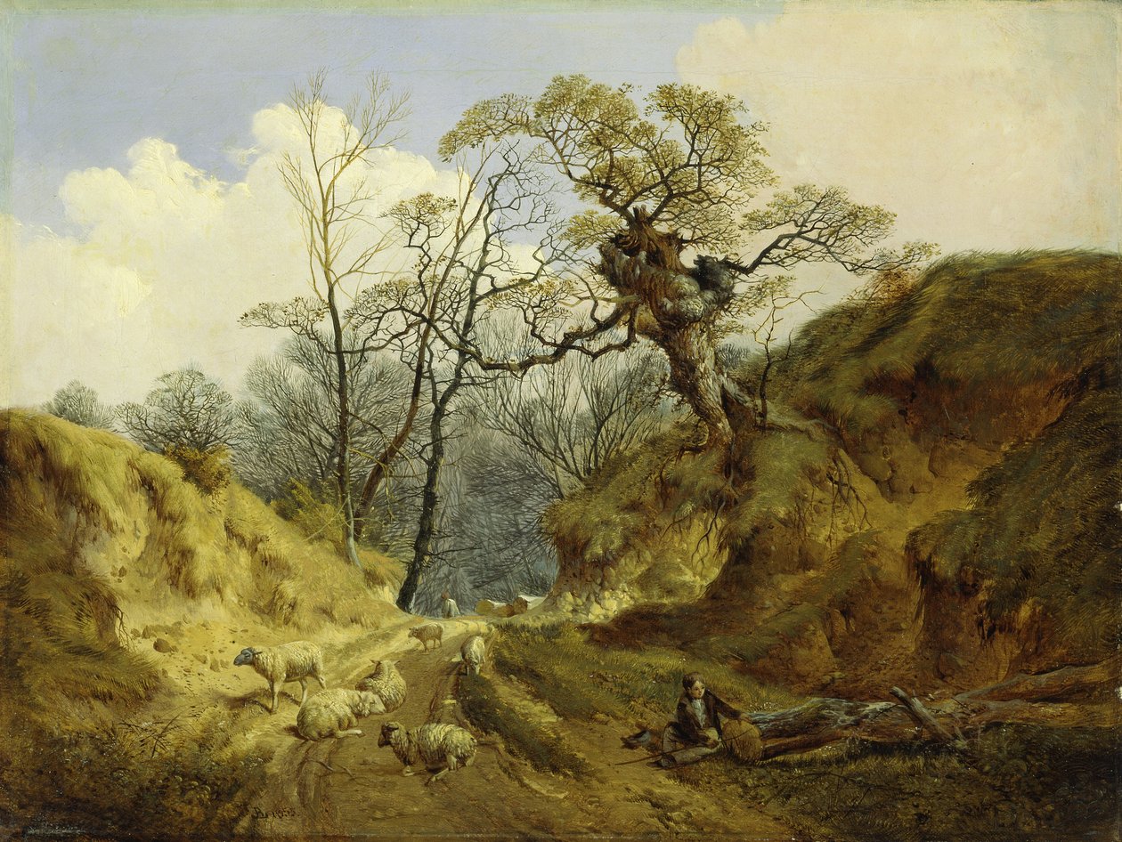 Crown Point, Whitlingham, nær Norwich av John Berney Ladbrooke