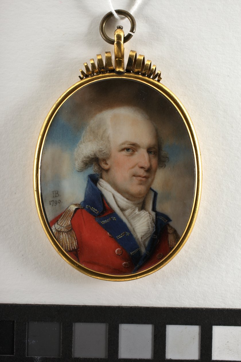 Ukjent offiser for Royal Welsh Fusiliers, 1790 av John Bogle