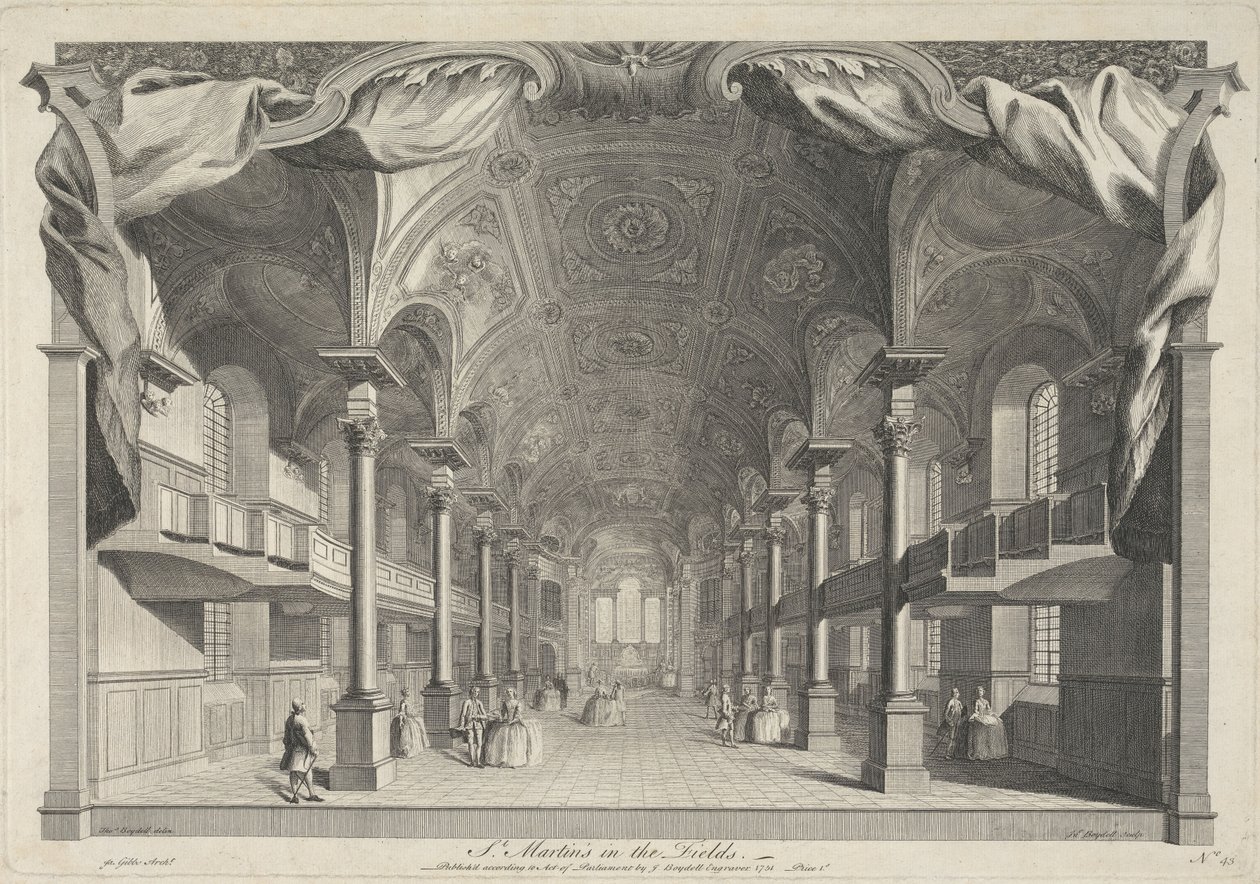 St. Martin-in-the-Fields av John Boydell