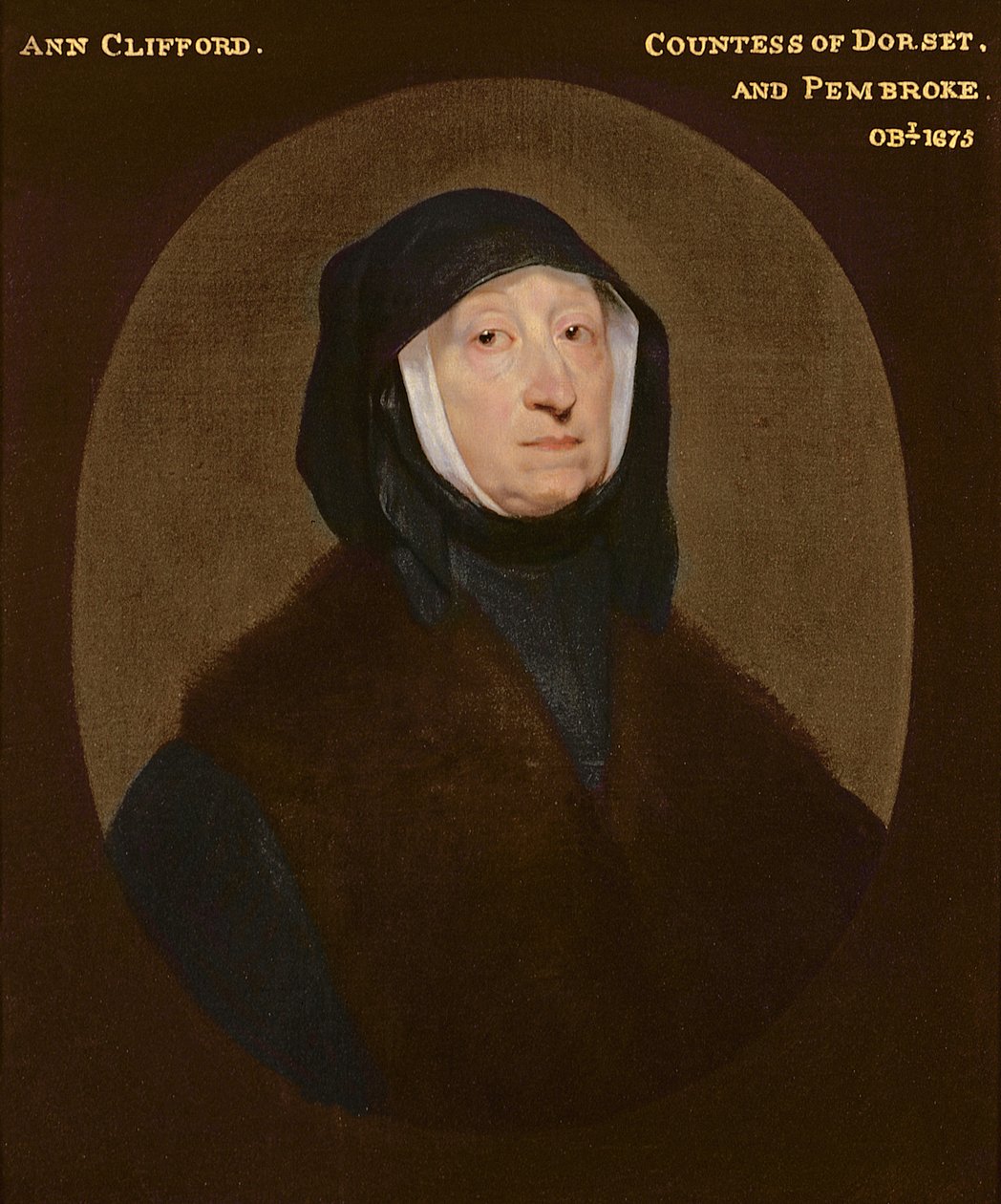 Lady Ann Clifford, grevinne av Dorset og Pembroke (d.1675) av John Bracken