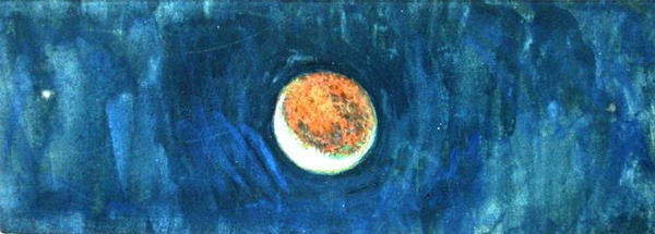 Astronomisk studie (akvarell på papir) av John Brett
