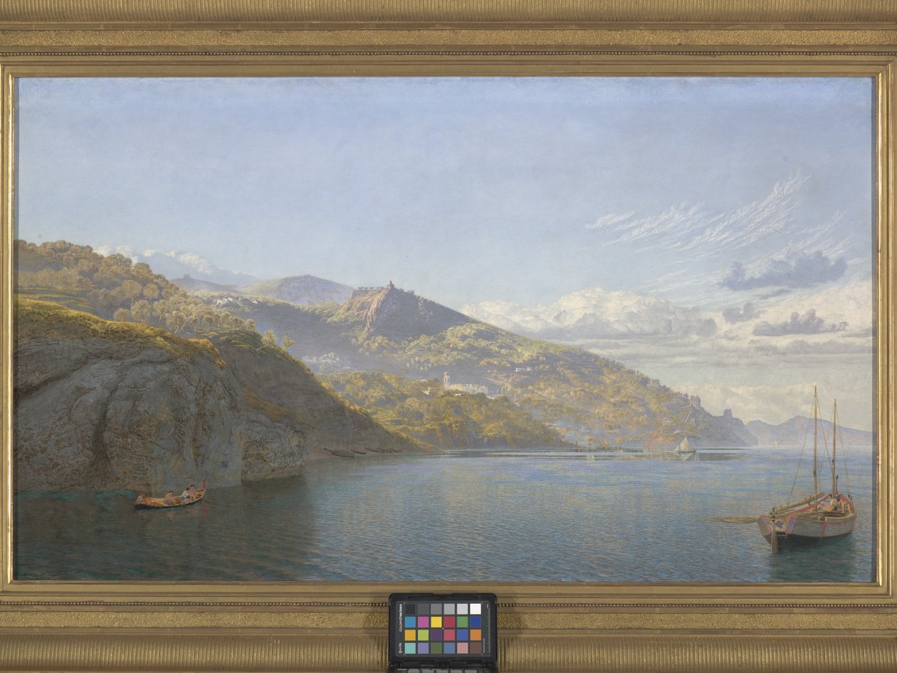 Massa, Bay Of Naples (olje på lerret) av John Brett