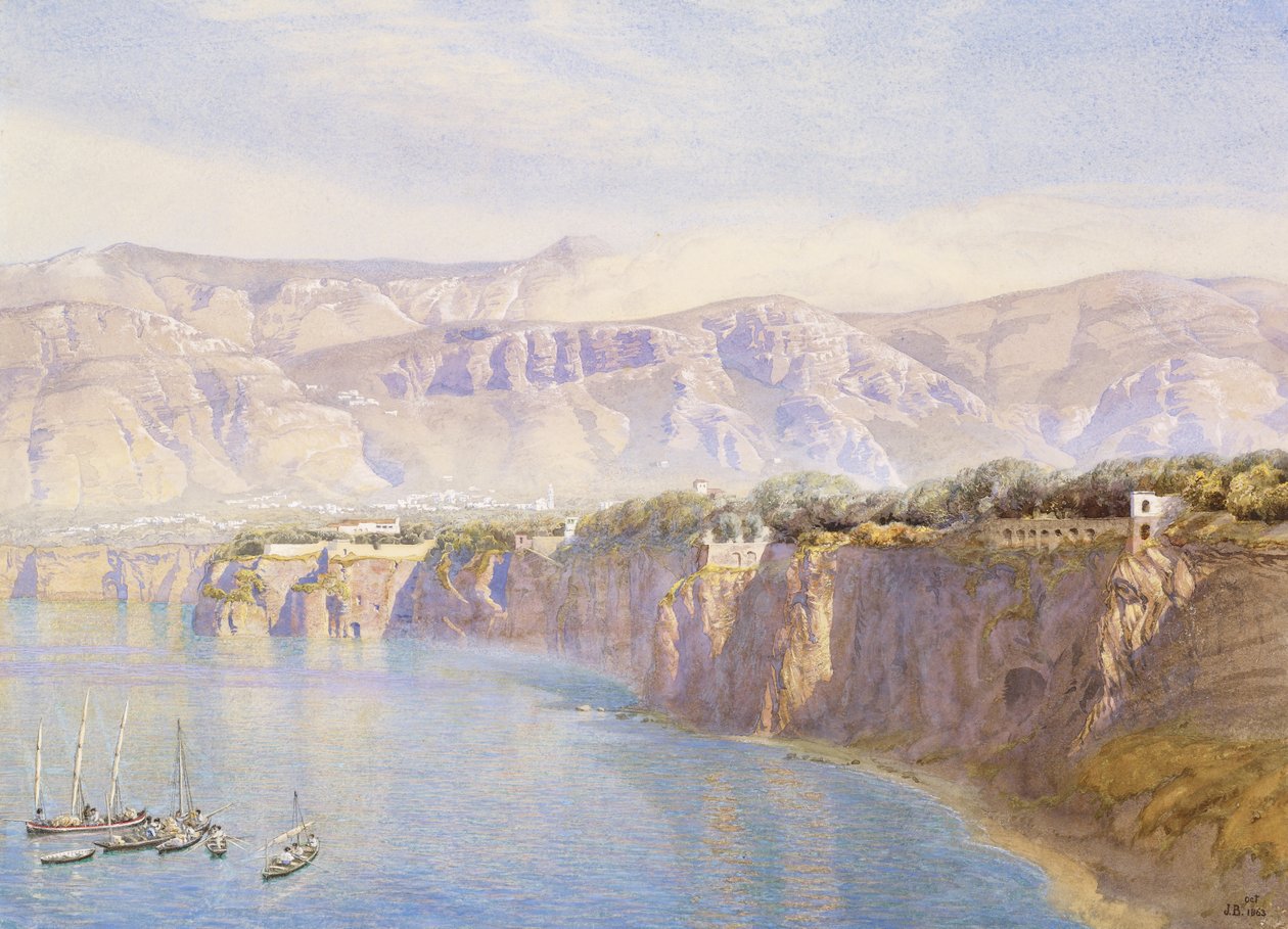 Nær Sorrento av John Brett