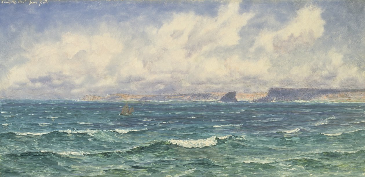 Sjølandskap av John Brett