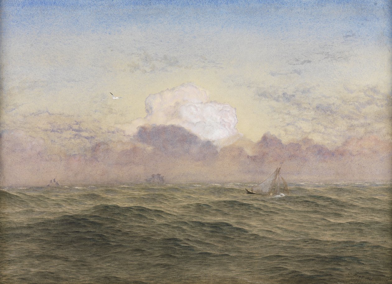 Det åpne hav, 1865 av John Brett