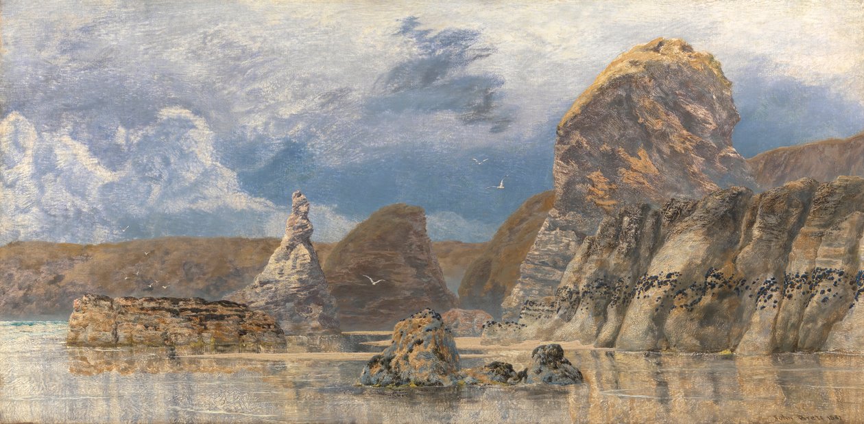The Shallows of Hareslade Cove, Gower av John Brett