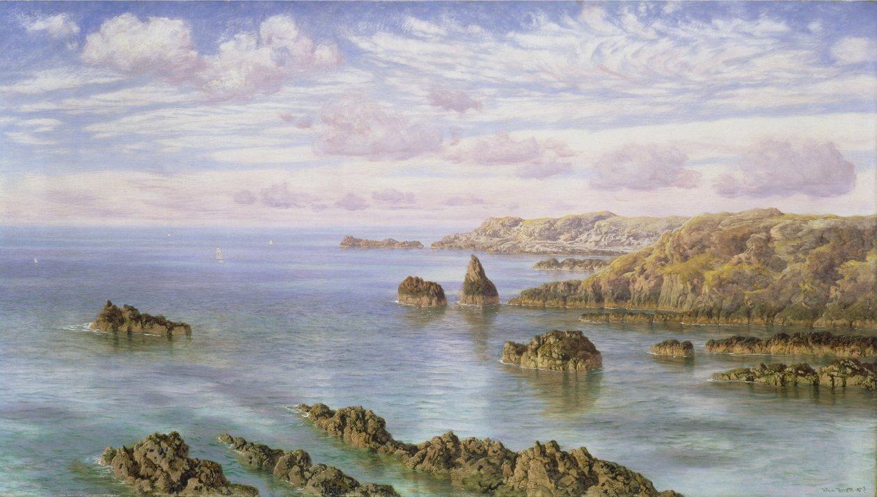 Den sørlige kysten av Guernsey av John Brett