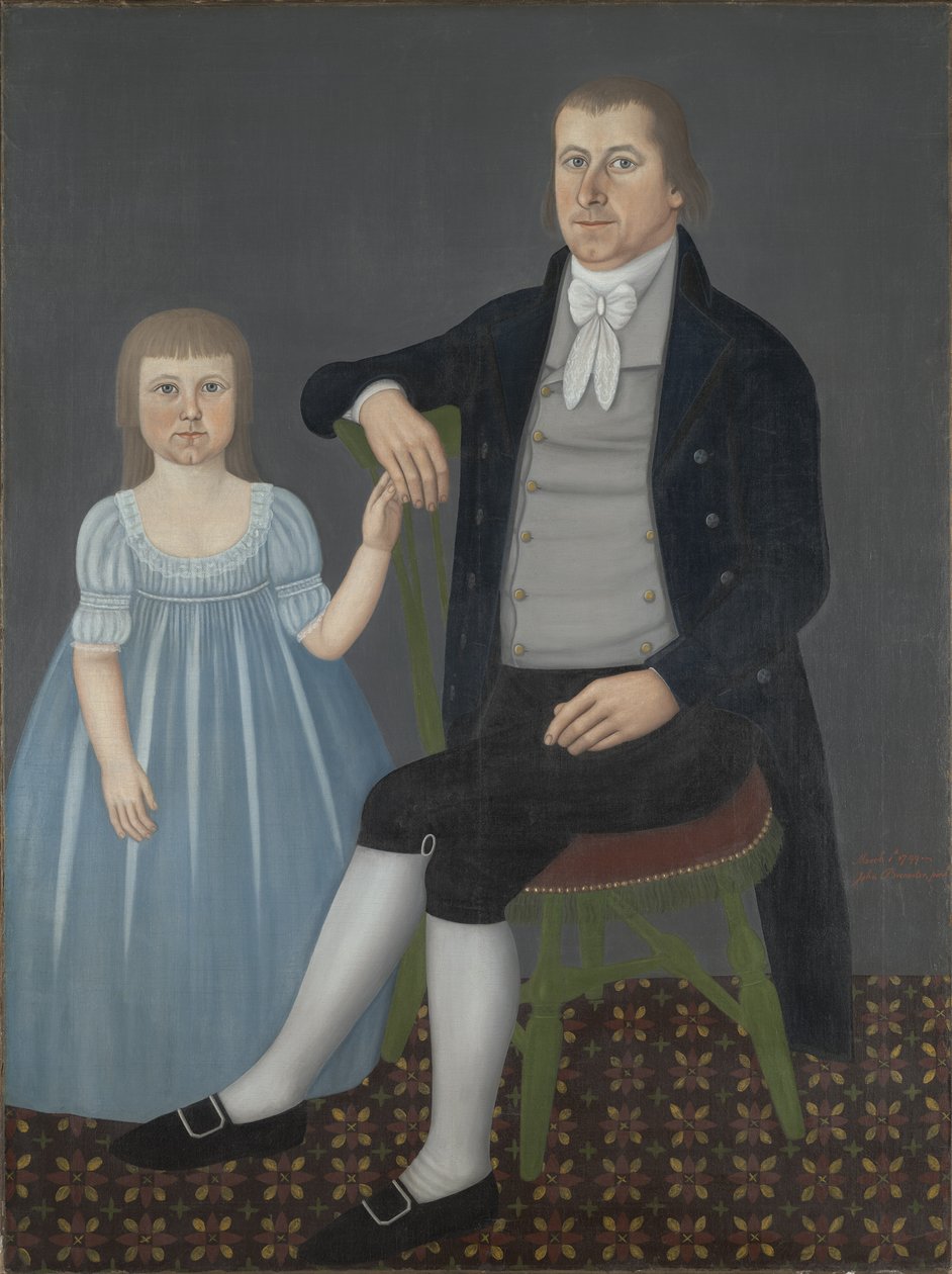 Comfort Starr Mygatt og Lucy Mygatt, 1799 av John Brewster
