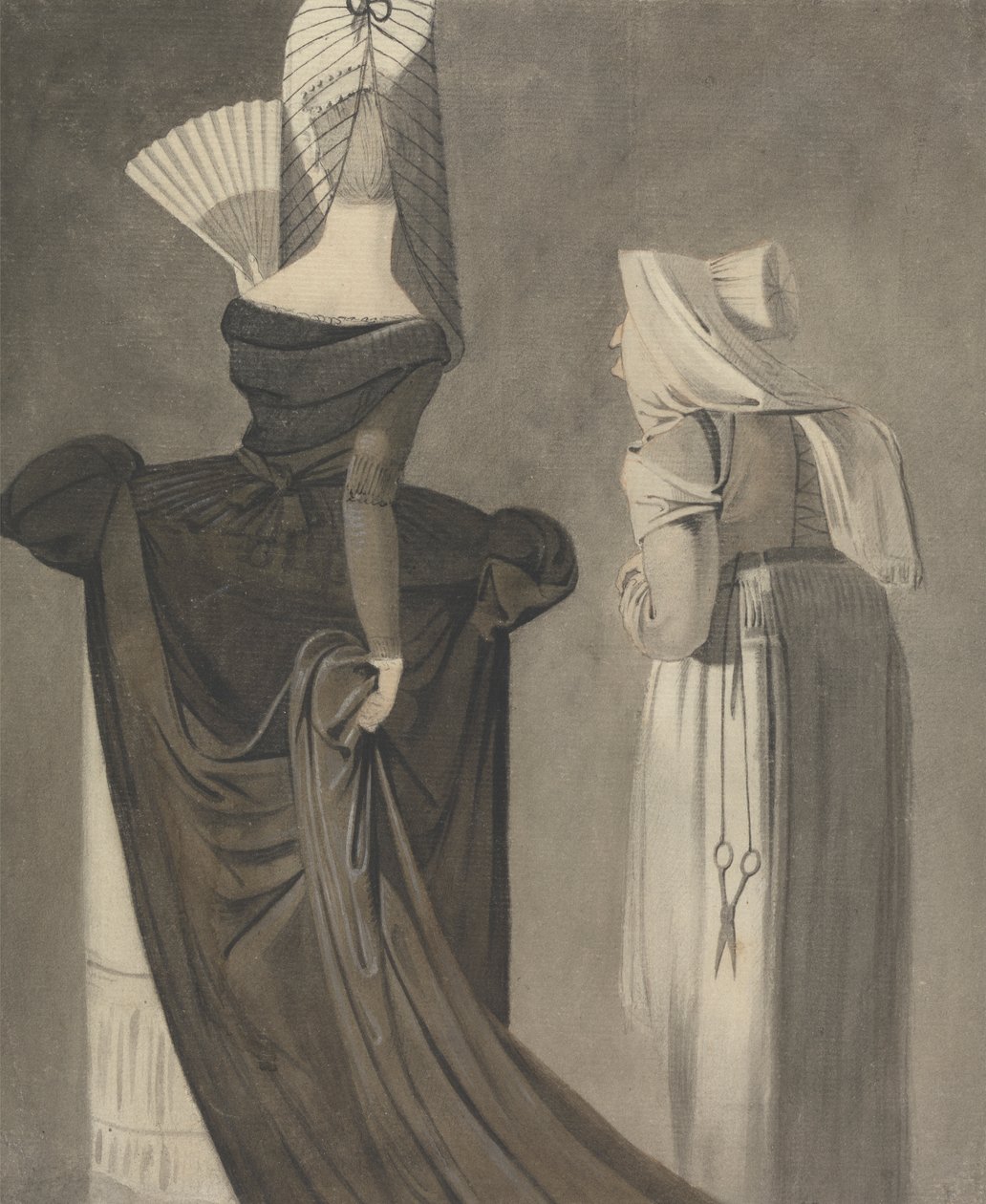 En romersk dame med en duenna av John Brown