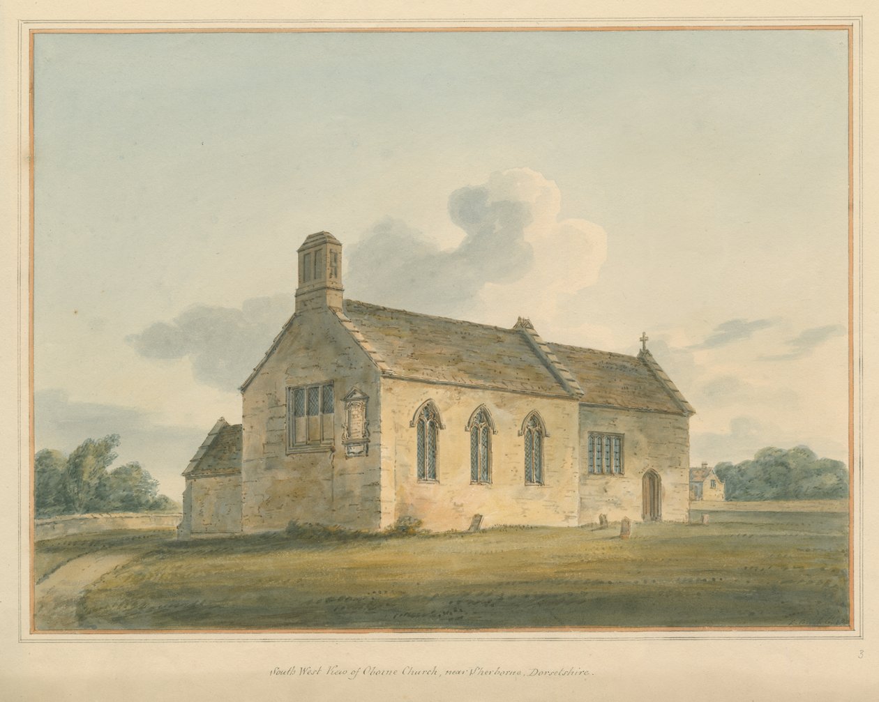 Dorset - Chorne kirke av John Buckler