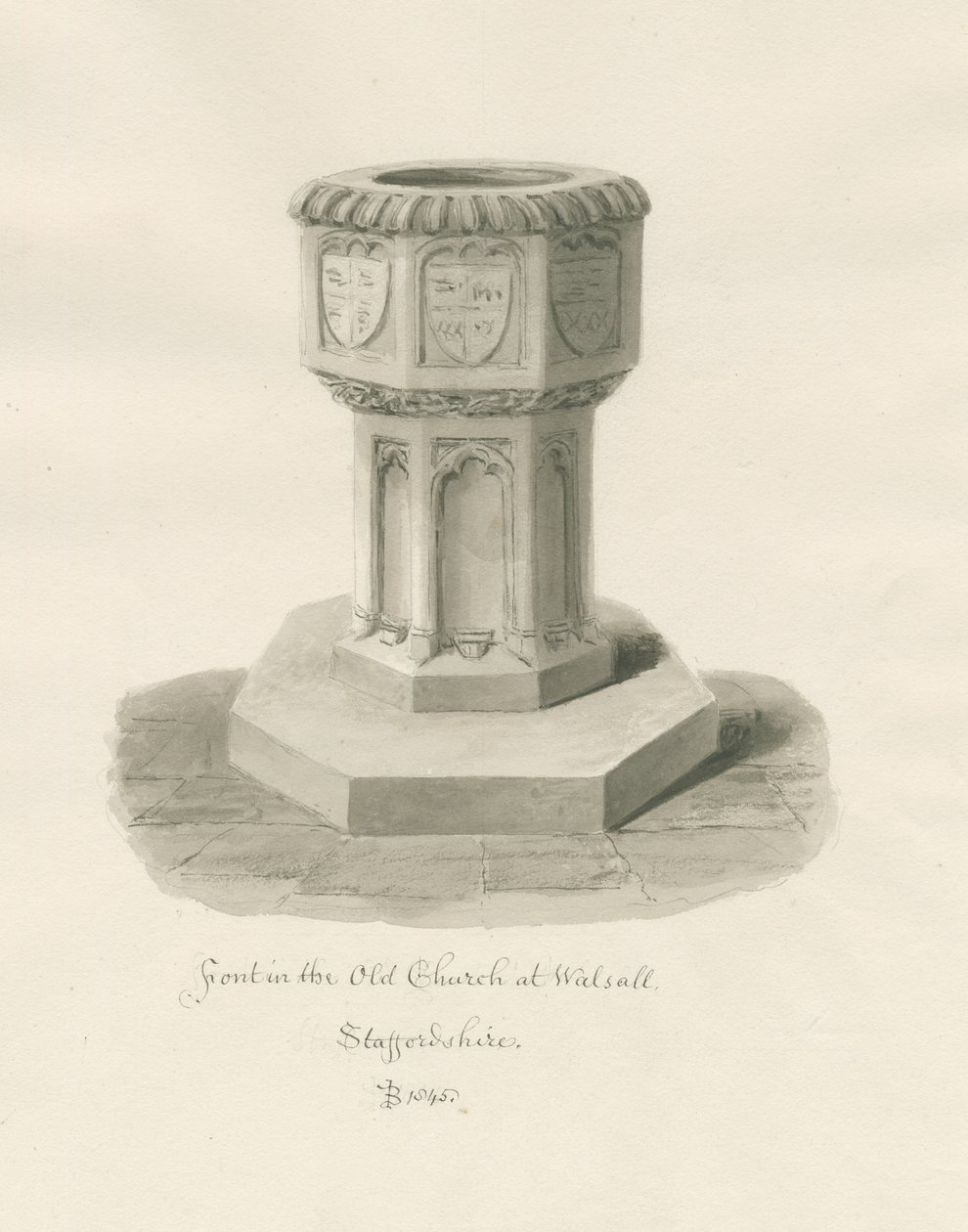 Font i Walsall Church [