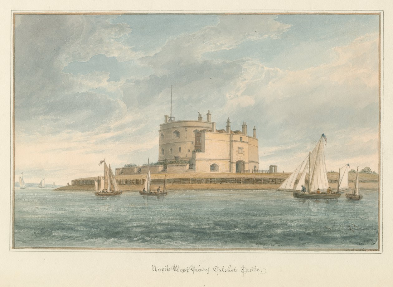 Hampshire - Calshot Castle av John Buckler