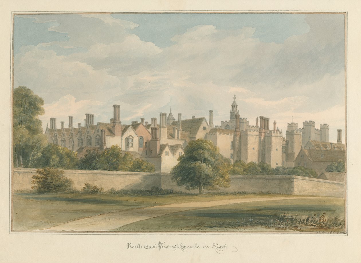 Kent - Knowle, 1811 av John Buckler