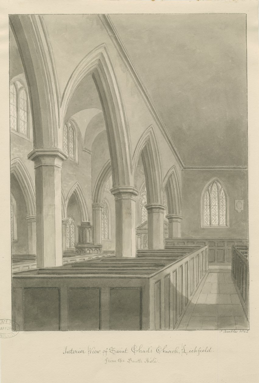 Lichfield - Interiør i St. Chad