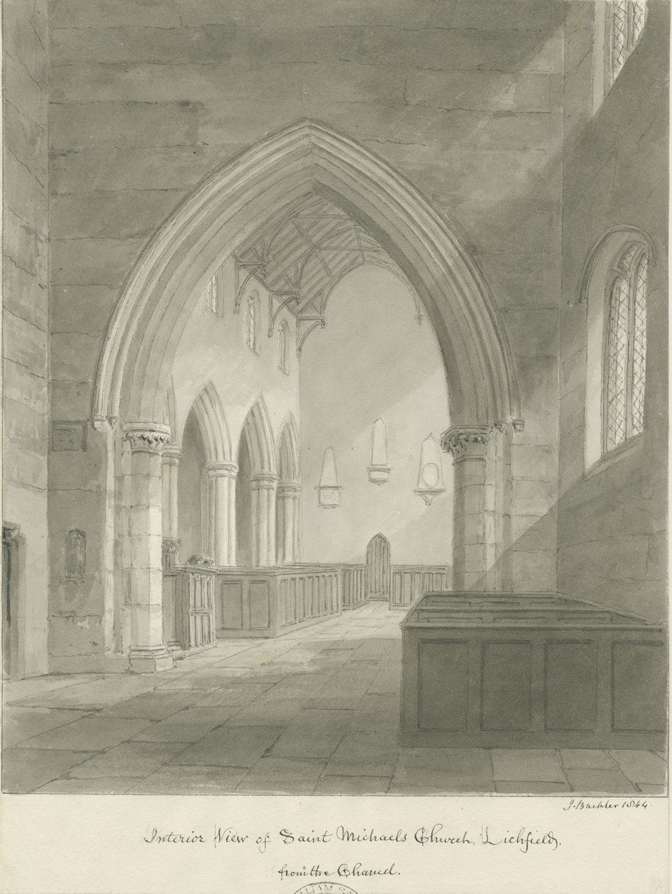 Lichfield - Interiør i St. Michael