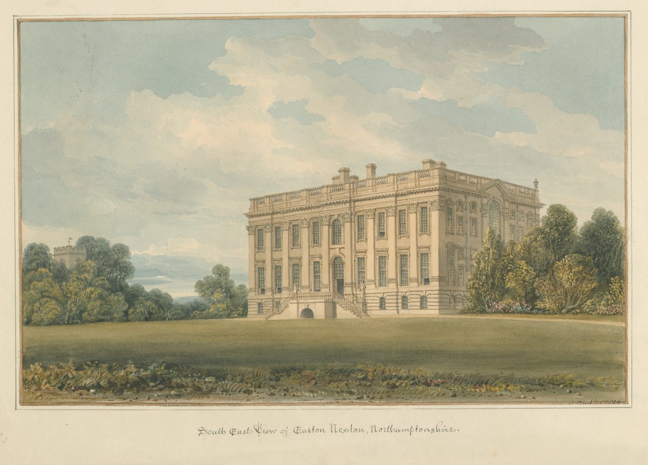 Northamptonshire – Easton Nest, 1824 av John Buckler