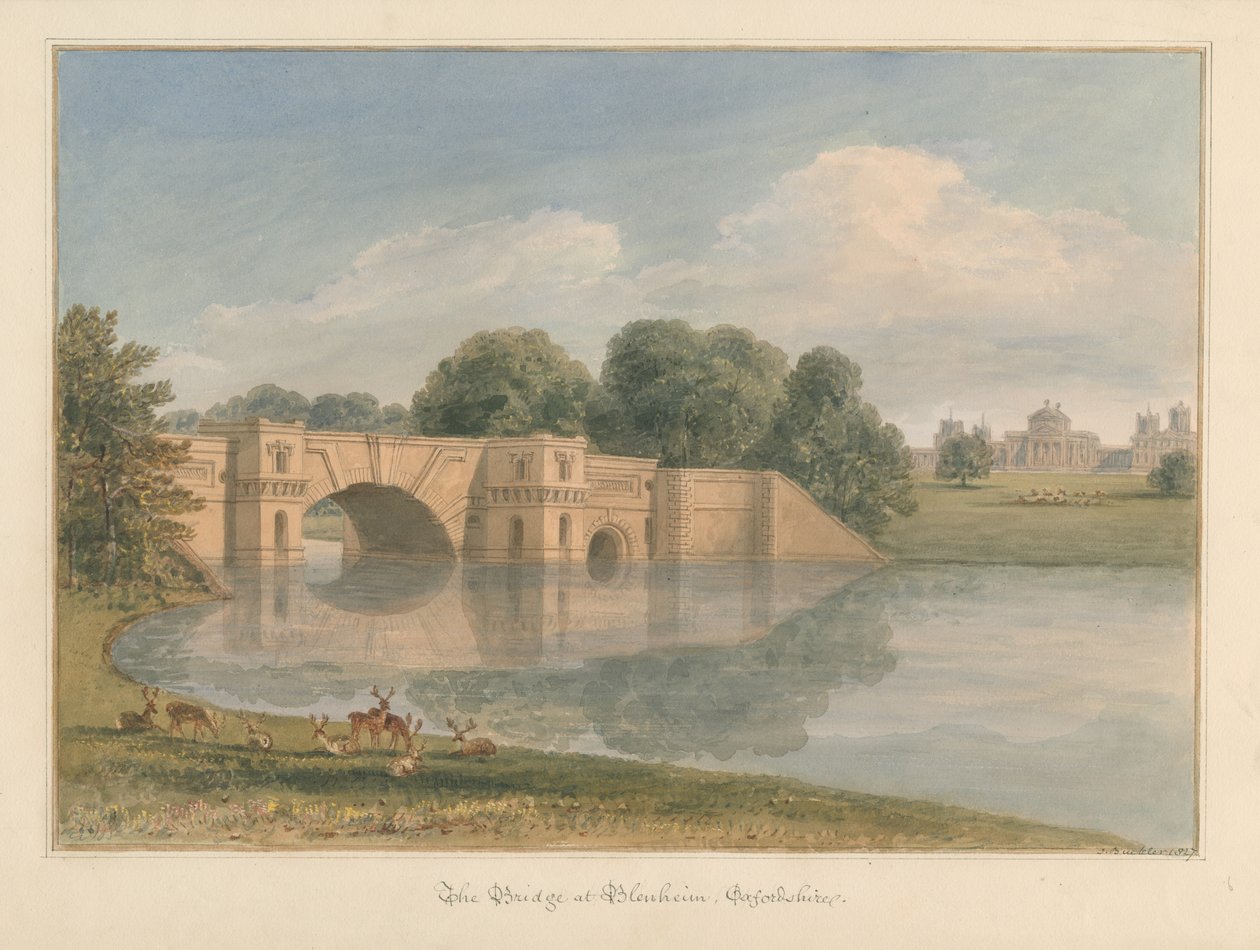 Oxfordshire - Blenheim [Palace] - Bro av John Buckler