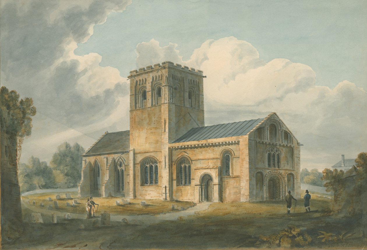 Oxfordshire - Meofley Church, 1802 av John Buckler
