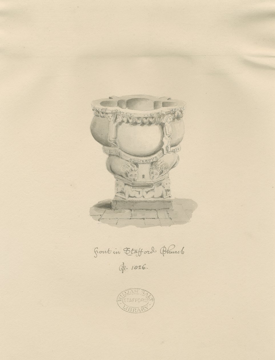 Stafford - Font i St. Mary