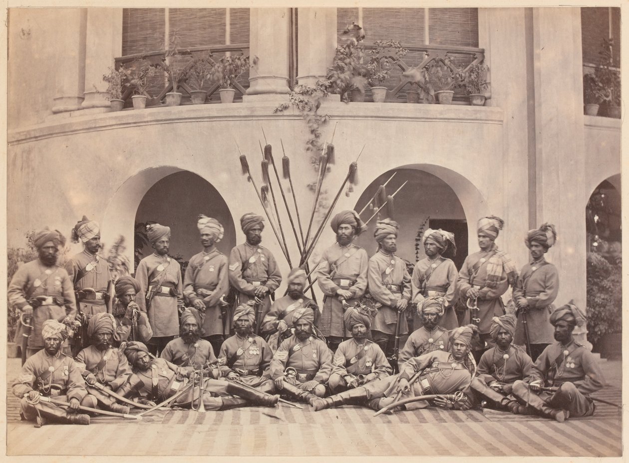 Indiske underoffiser fra Guides-kavaleriet, 1879 av John Burke