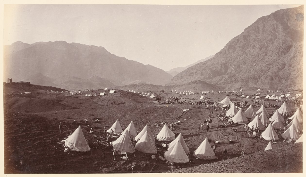 ?Shergai Heights ser mot Ali Musjid?, 1878 ca av John Burke