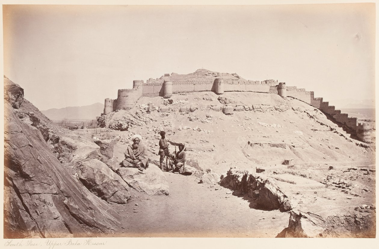 South face, Øvre Bala Hissar, Kabul, 1879 av John Burke