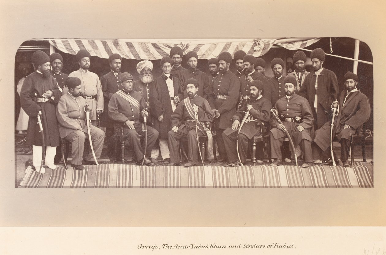 Amir Yakub Khan og Sirdars fra Kabul av John Burke