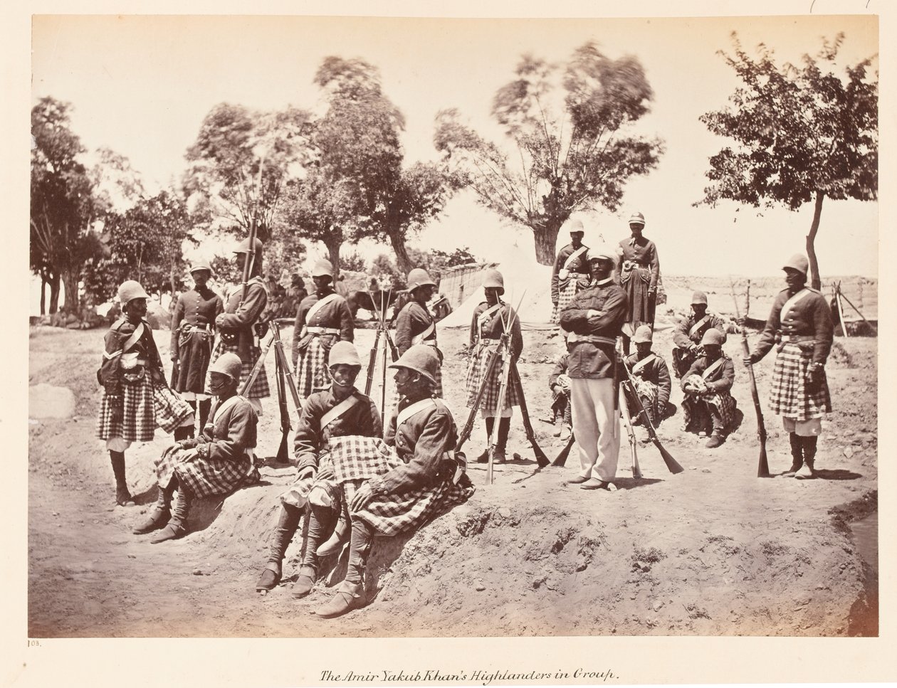 Amirs ?Highland Guard?, 1879 ca av John Burke